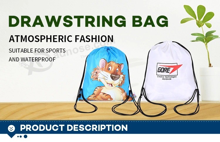 Factory supplier Factory price Custom printed Non woven Drawstring Bag