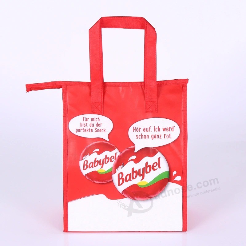 Full printing PP Non woven Insulated lunch Shopping Bag