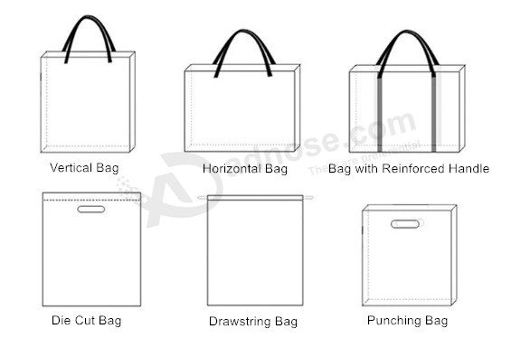 Custom printing Pattern logo Eco-Friendly recycled Promotion Non woven Shopping tote Bag