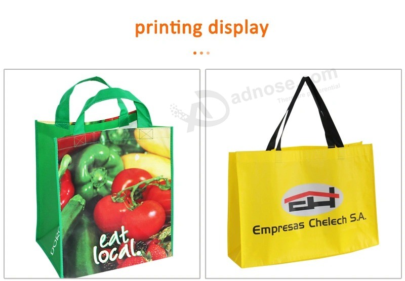 Нетканая сумка для покупок, полностью изготовленная машиной Resuable Eco-Friendly, Рекламная реклама