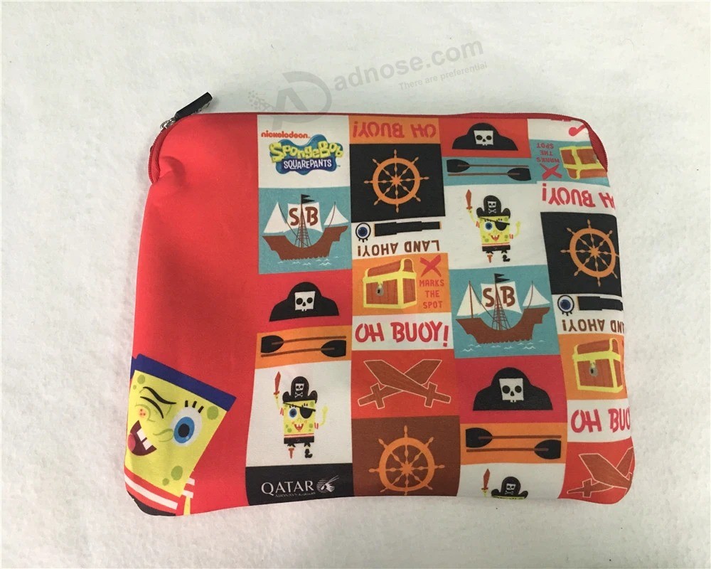 Custom travel Bag travel Bags woman Pouch Bag gift Bag material Satin cosmetic Bag