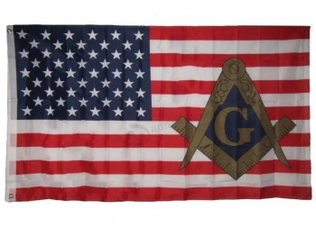 高品質デラックスロングラスティング3x5ftカスタム210dナイロンアメリカ刺繍星縫いストライプアメリカアメリカ国旗