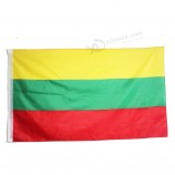 90 X 150cm 리투아니아 국기 매달려 플래그 폴리 에스터 리투아니아 플래그 야외 실내 큰 플래그