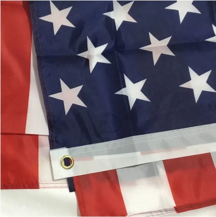 Personalizado al aire libre 3X5 pies Poliéster impreso Bandera nacional del país Bandera americana de EE. UU.