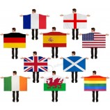 logotipo personalizado equipos de fútbol país de poliéster Inglaterra bandera del cuerpo nacional