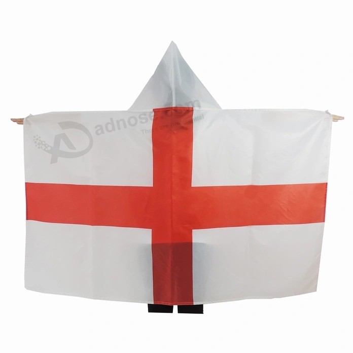 Logotipo personalizado Equipos de fútbol País de poliéster Bandera nacional del cuerpo de Inglaterra