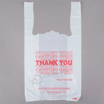 biologisch abbaubare Lebensmittel Dustin Bliners PE Gallonen kompostierbarer Griff Logo Druck Kunststoffverpackung Verpackung Tasche