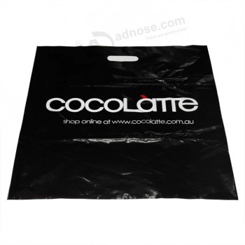 hdpe Die Cut handle plastic packing carrier bags for shopping / souvenirs (FLD-8612)