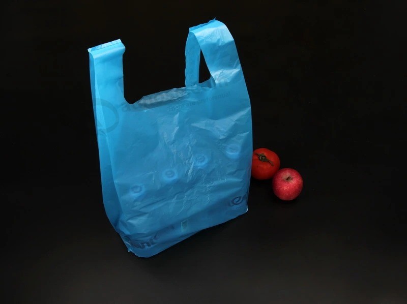 Plastic food Packing hand Shopping garbage Carrier trash Rubbish packaging Vest T shirt Roll Bag