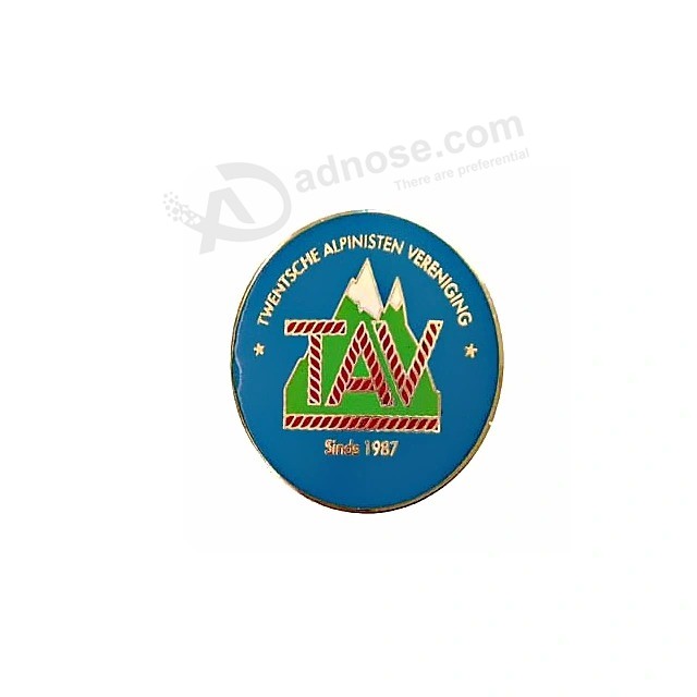 Custom logo Soft/Hard enamel Badge gold Silver lapel Pin for promotion Gifts