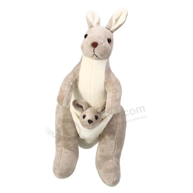 Plüsch Stofftier Spielzeug Australien Känguru Spielzeug mit Baby