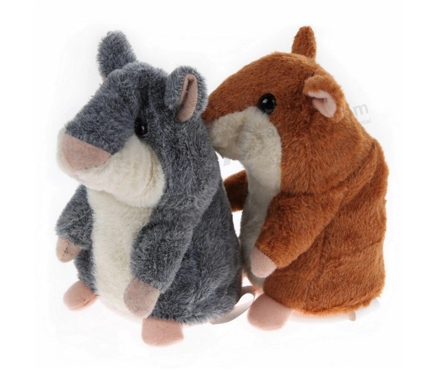 Repeat Talking Hamster Stuffed Animals Plush Novelty Toys for Children