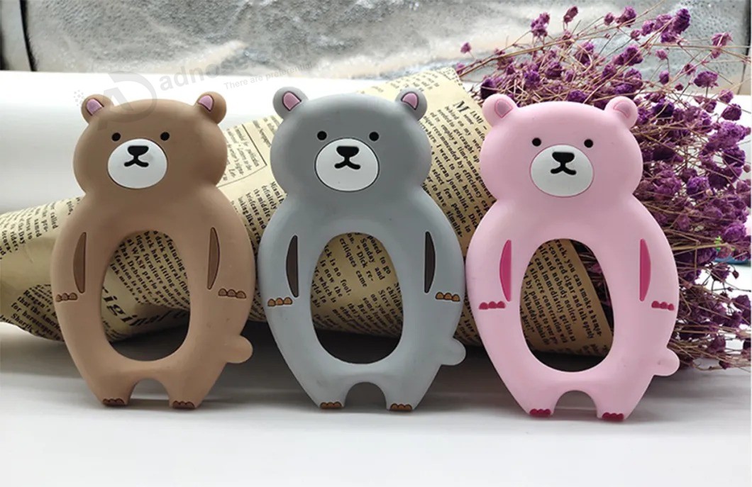 Cute Toy Animal Training Teether Non-Toxic Soft Silicone Baby Teether Toy
