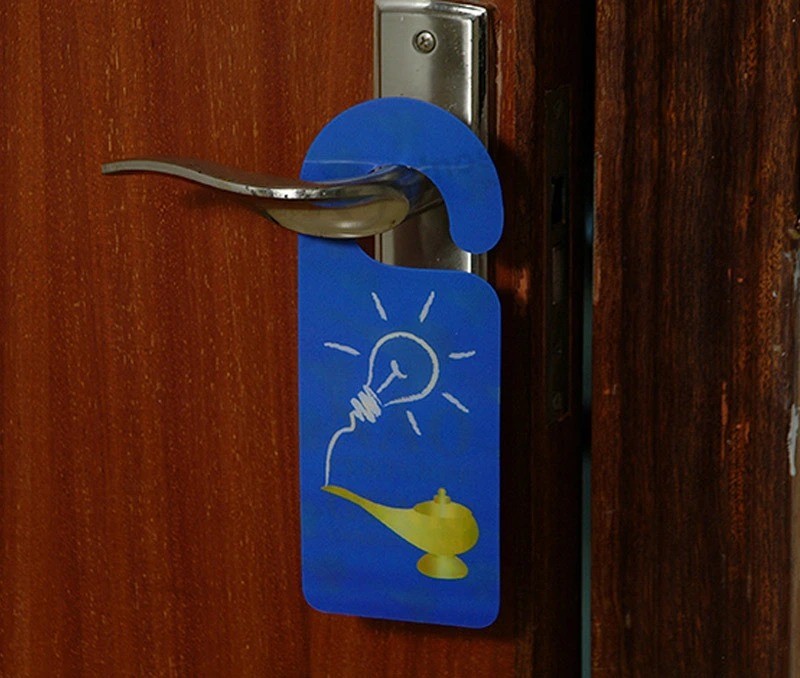 Custom No disturb Plastic hotel Door hang Tag(PVC card)