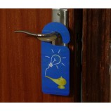 Etiqueta colgante de puerta de hotel de plástico personalizado No molestar (tarjeta de PVC)