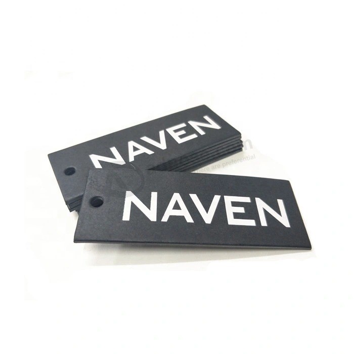 Printed logo Garment swing Tags paper Hang Tag for Jeans