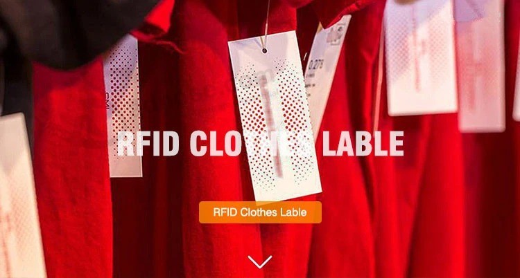 Programmable Foil-Stamping hang Tag designs Price clothing RFID Tag