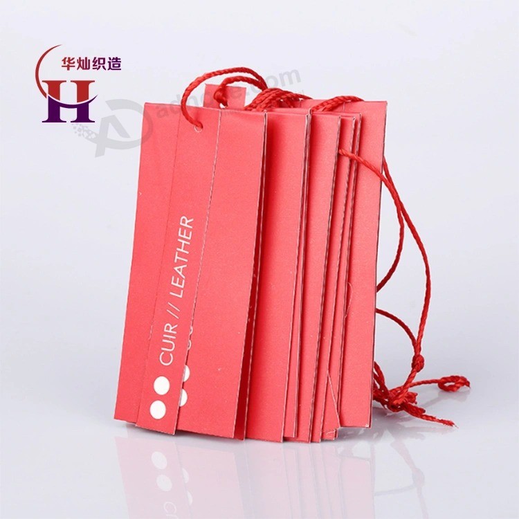 Paper Material Garment Custom Hang Tags