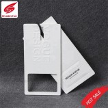 etiquetas colgantes del papel de impresión del diseño personalizado del producto de la mejor calidad de la fábrica de China