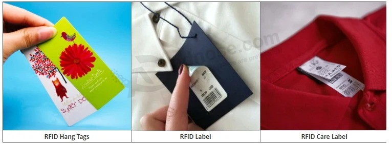 RAIN rfid retail apparel cloth hang tag brand tag garment care label tag
