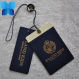 fashionable clothing hang Tag with logo and high quality