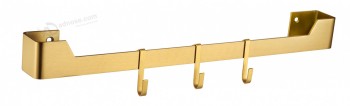 Золотой металл 3 шт. вешалки настенные дверные крючки для украшения дома вешалка для одежды