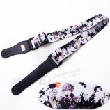 Superior Polyester Materials Sublimation Anime Customized Soldier Guitar Strap for Gift