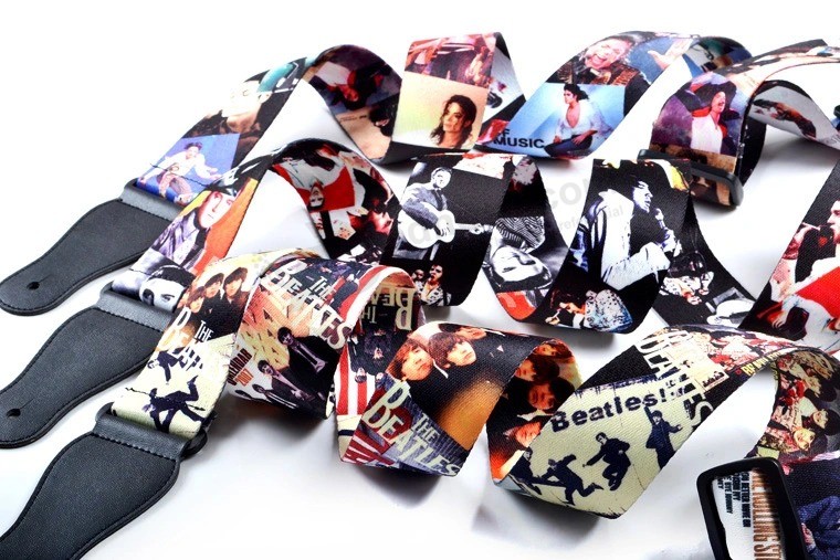 Hot selling Different pattern Printing Straps, cartoon Guitar Strap