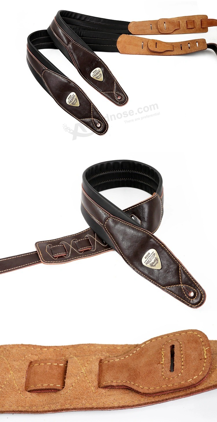 Genuine Leather Guitar Strap for Musical Accessories