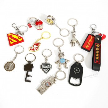 Promotion 2020 BSCI Direct Manufacturer Custom Craft 3D Metal Crafts PVC Keychain