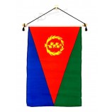 Эритрея настенные баннеры из полиэстера 12 дюймов x 18 дюймов, стена Эритреи 12 x 18 или школьный флаг, установленн
