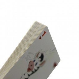 OEM印刷ポーカーデッキカスタムパーティーゲームカードとカジノポーカー、パーソナライズされたトランプが印刷されました