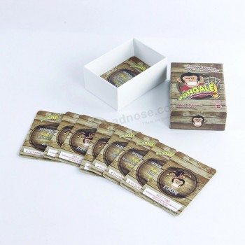 定制个人设计印刷派对板巨型扑克纸牌/游戏卡/扑克，桥牌，塔罗牌，饮料游戏卡