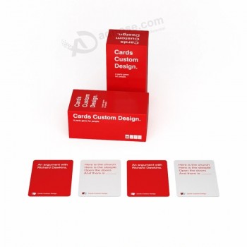 benutzerdefiniertes Drucken Pokerformat Papierspielkartenspiel