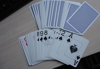 изготовленная на заказ пластиковая игральная карта ПВХ покерная карта