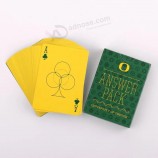 hochwertige matte Pokerspielkarten mit individuellem Druck
