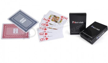 Custom Paper Poker / Plastik Poker, Cartoon Bild Papierkarte