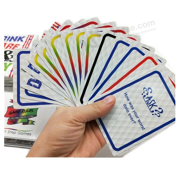 Poker personalizzato di alta qualità con stampa di carte da gioco in carta