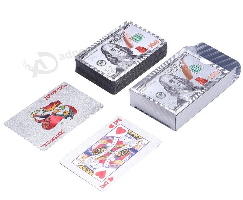 Poker de plástico PVC impermeable - Naipes impresos personalizados