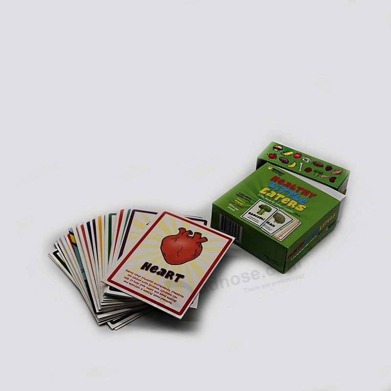 Полные цвета Персонализированные дети Играют в покерную карту