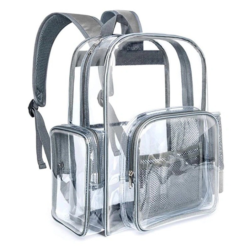 Best transparent Backpack travel Plastic PVC Bag fashion Clear Bag