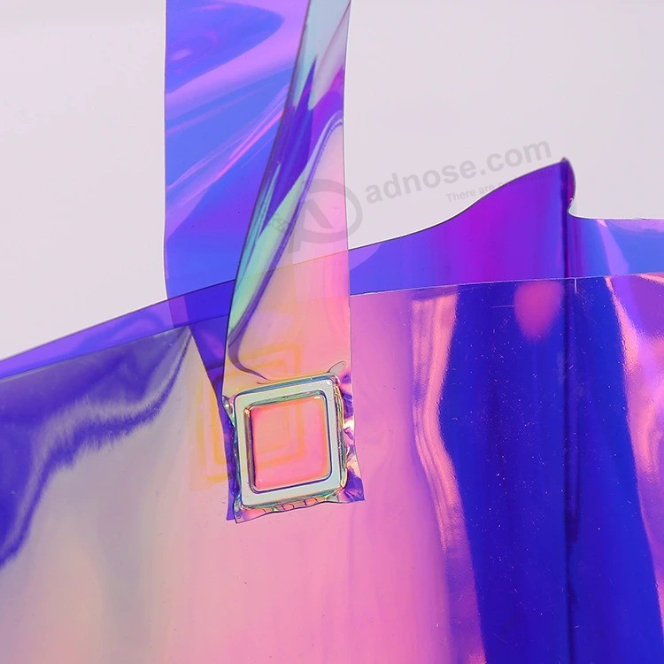 Zoras amazon Hot style Handige stijlvolle holografische PVC boodschappentas