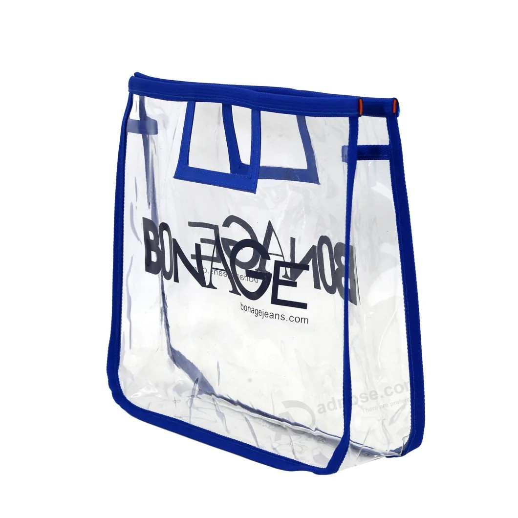 Bolsos de ropa Chaleco de plástico Camiseta Comestibles PVC / TPU Totalizador Bolsa de compras