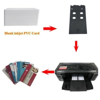 Cartão de PVC com tarja magnética imprimível a jato de tinta de baixo custo