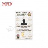 tarjeta de muestra de identificación de empleado de la empresa con alta calidad