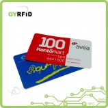 Tarjeta rfid de largo alcance micro tarjeta inteligente para asistencia de empleados (ISO)
