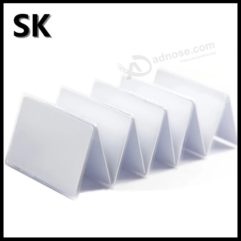 Custom Printable 125kHz Tk4100 RFID Blank White Card Employee ID Card