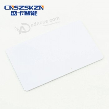 カスタム印刷可能な125khztk4100rfid空白の白いカード従業員IDカード