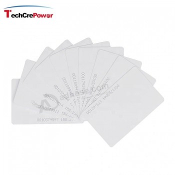 em4100 ID thin card custom school employee rfid ID thin card