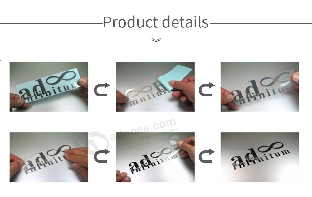 Rótulo de metal personalizado Rótulo Rótulo de caixa de presente Rótulo de produto eletrônico Rótulo de níquel